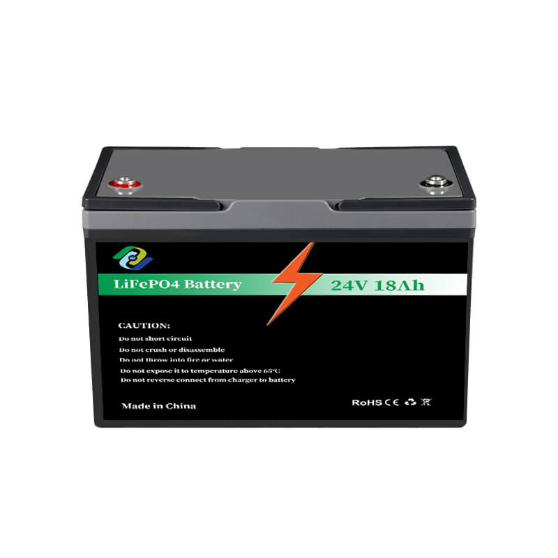 Rechargeable 24v 18ah lithium iron phosphate battery